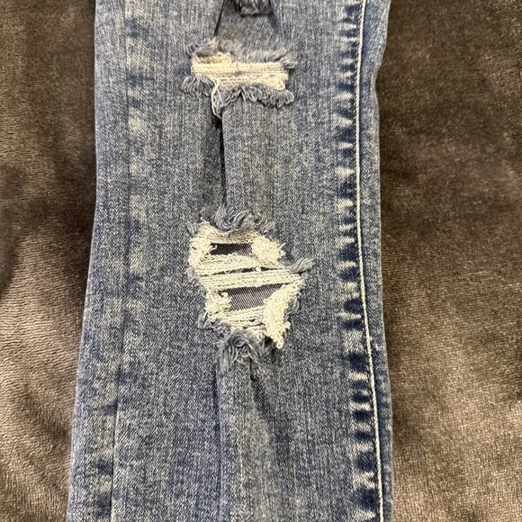 SO Jeans Size 9/29W High Rise Jegging Modern Distressed Denim - Picture 8 of 16